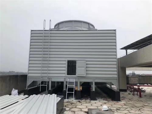 關于橫流式冷卻塔設計時注意要點(中央空調橫流式冷